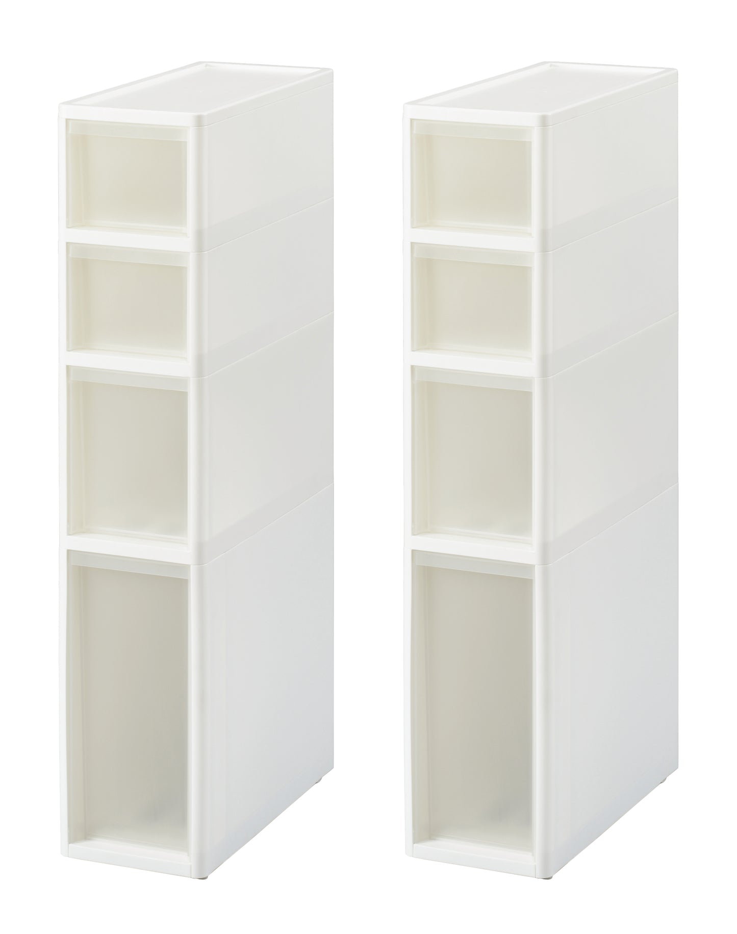 JEJ Astage Slim Drawer - White/Clear