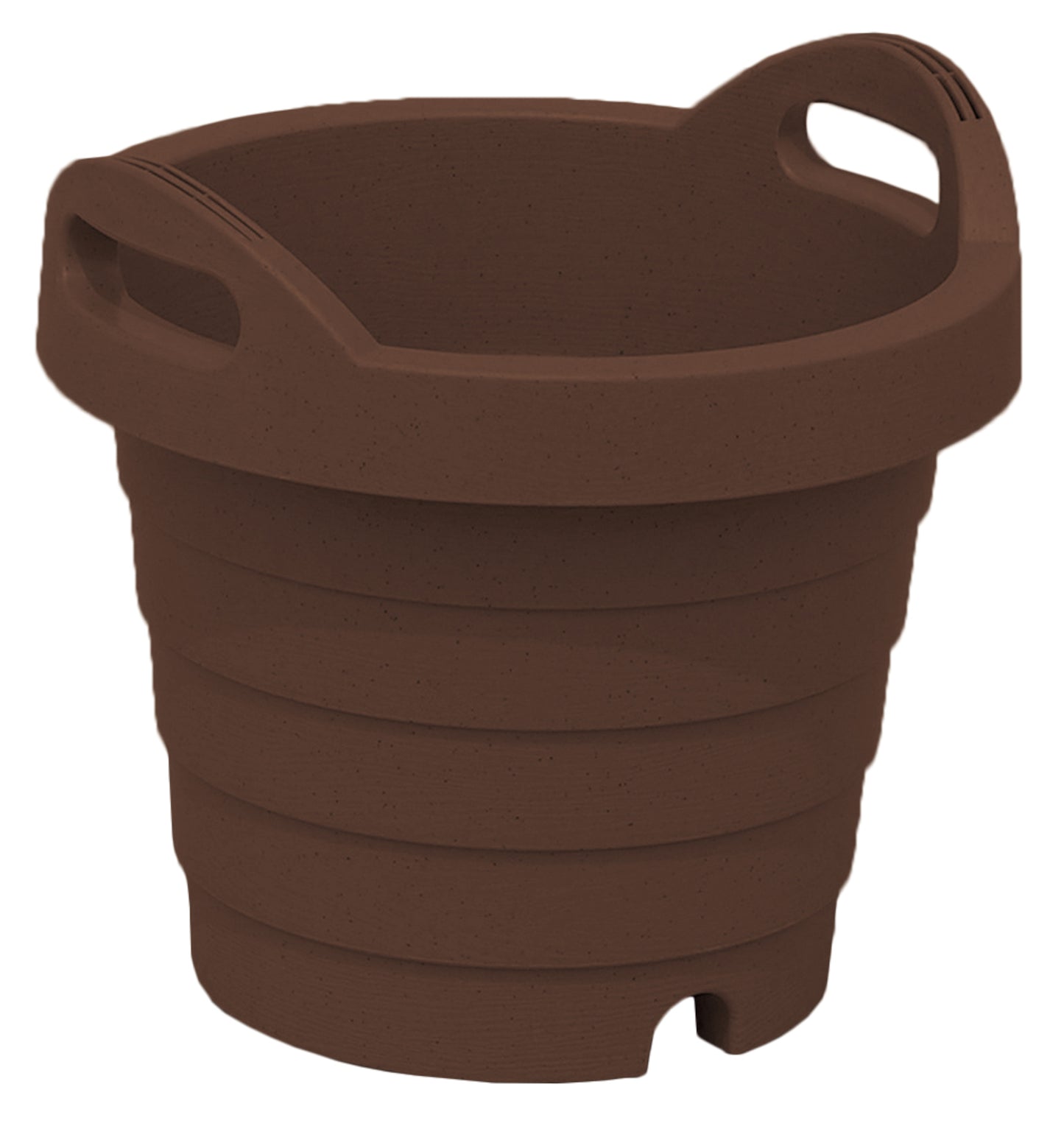 JEJ Astage Handy Planter 12" Round - Dark Brown