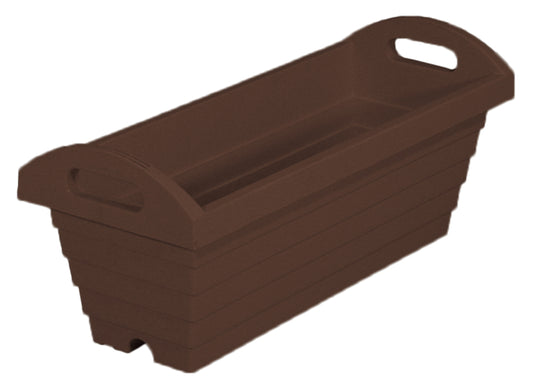 JEJ Astage Handy Planter Rectangle - Dark Brown