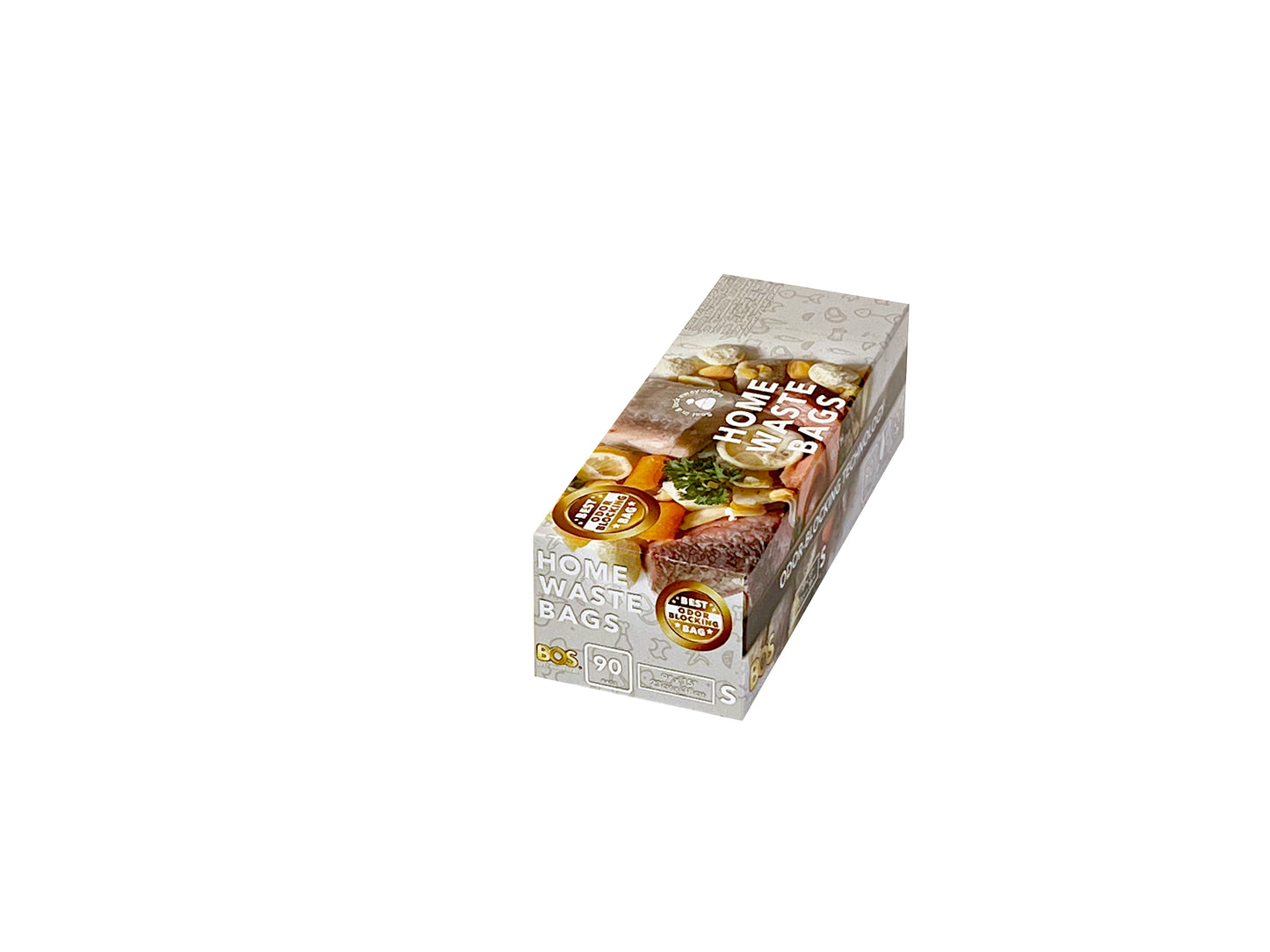 BOS Home Waste Bags, 90 count, Small, Case of 20