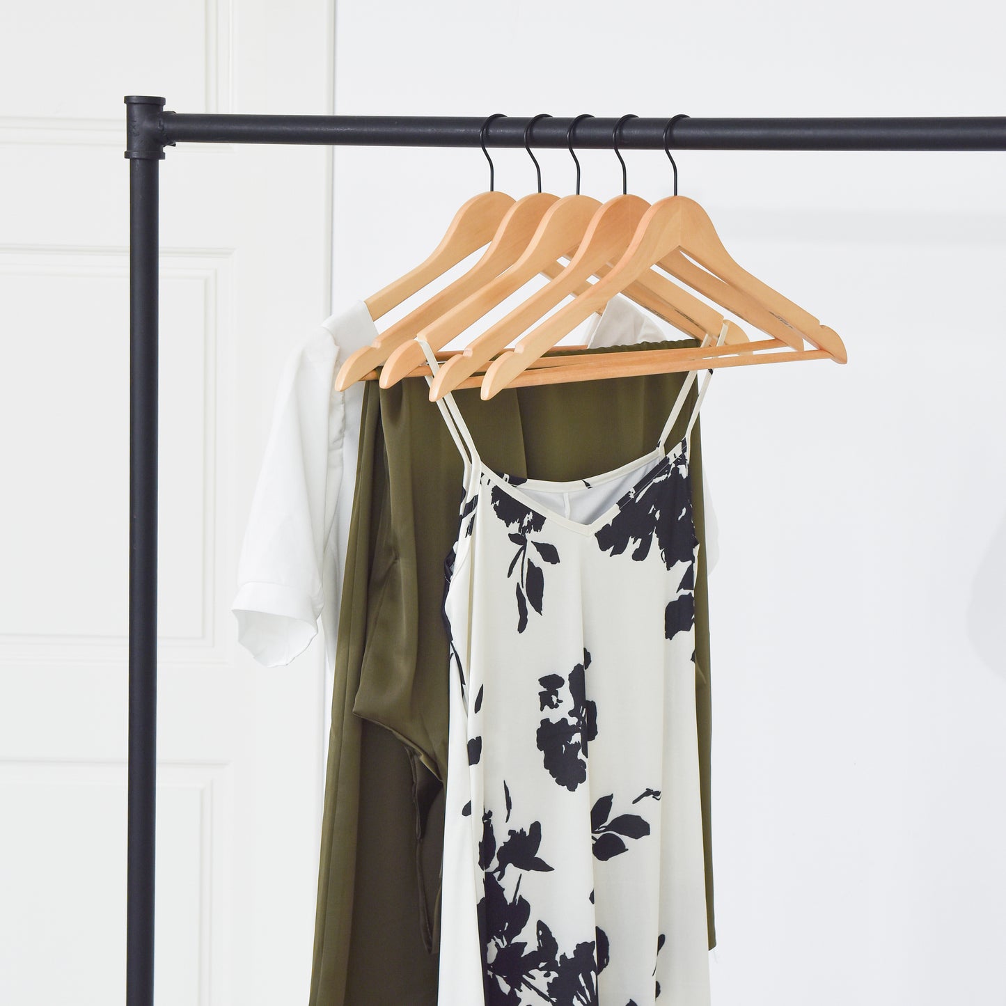 WeThinkStorage 20pk Premium Wood Hotel Quality Regular Hanger - Natural