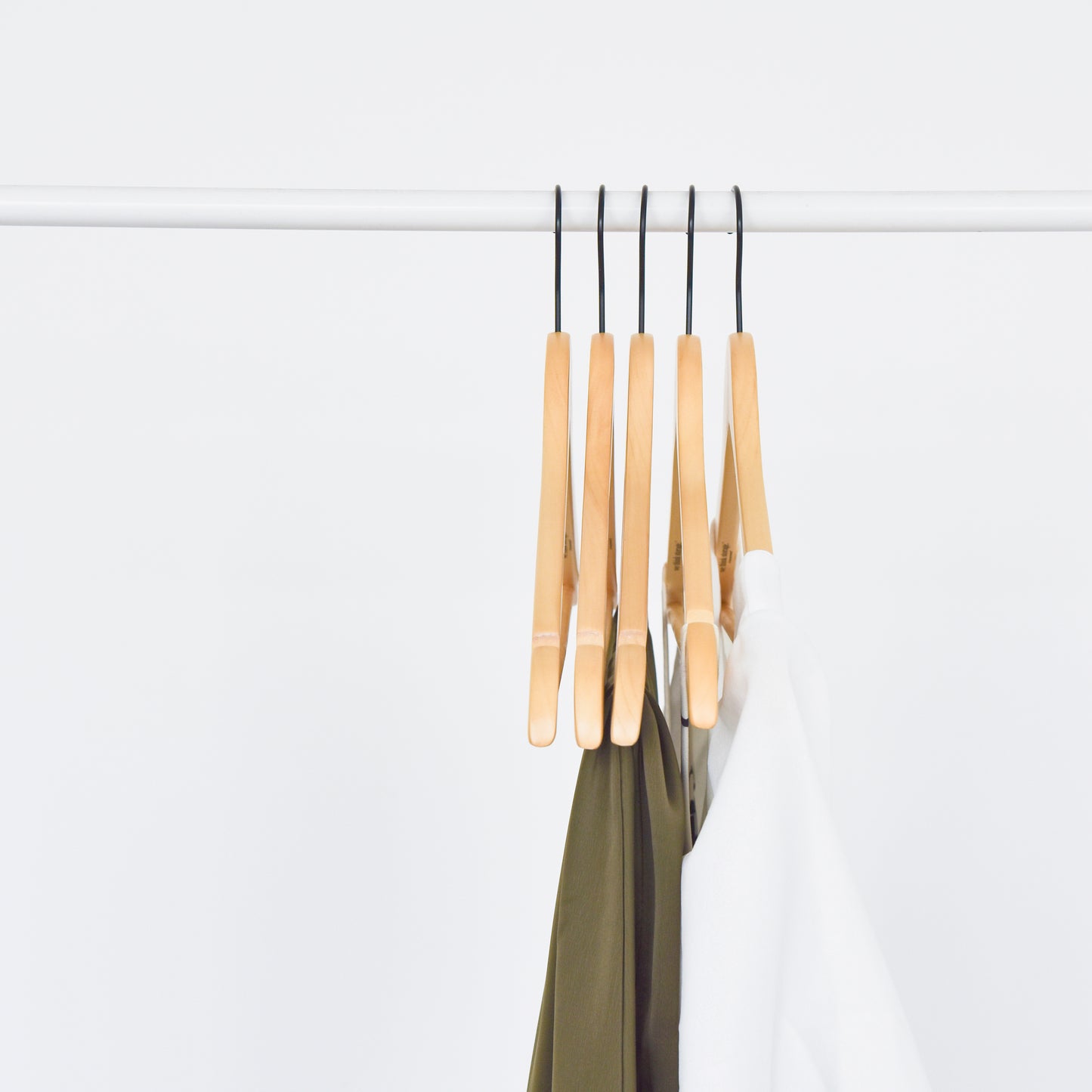 WeThinkStorage 20pk Premium Wood Hotel Quality Regular Hanger - Natural